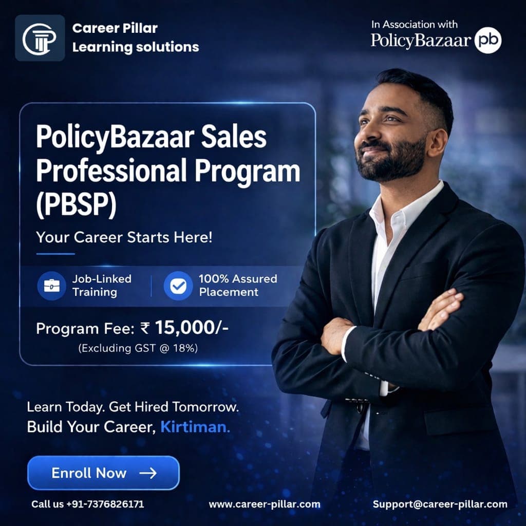 Policy Bazaar Sales Professional Program